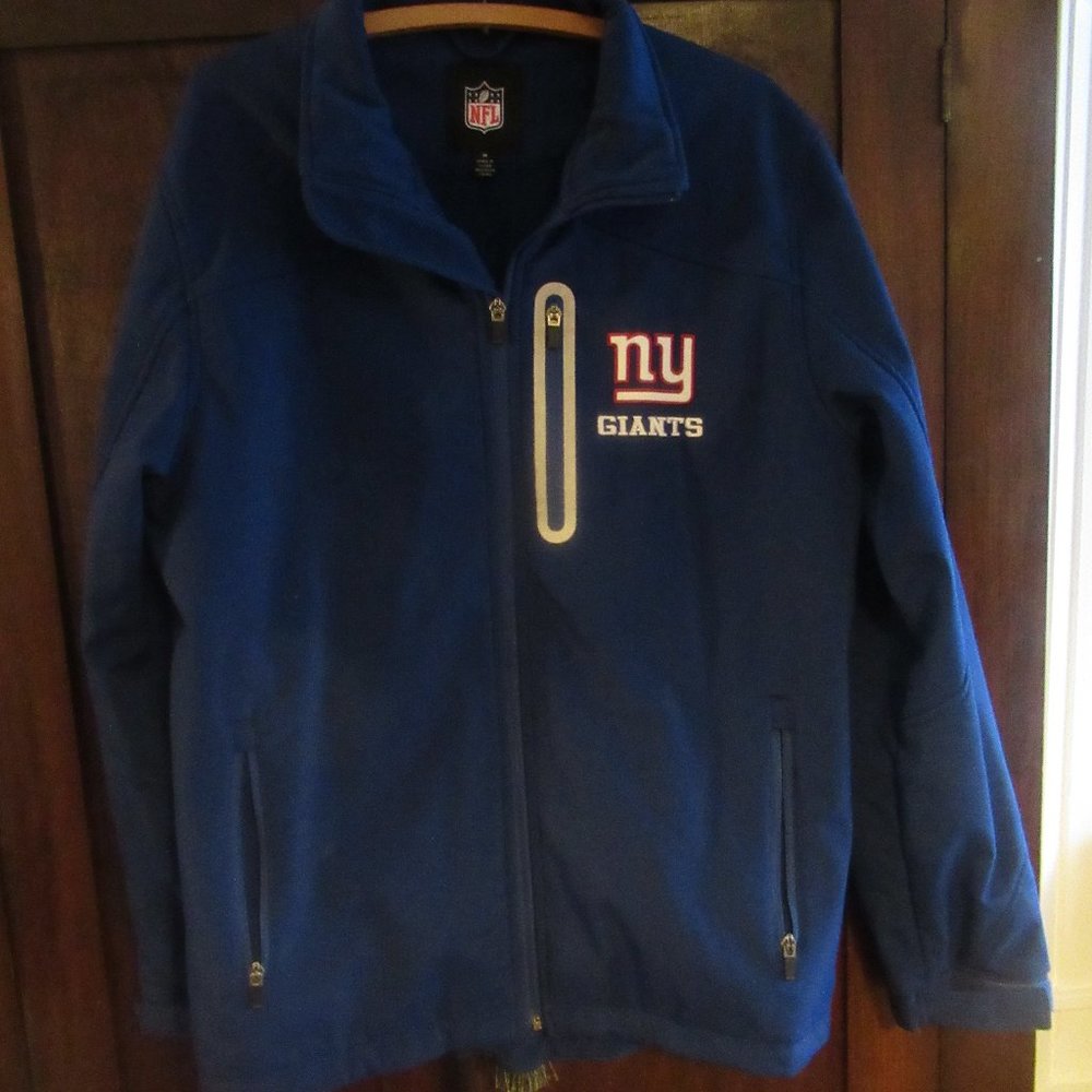 Men's NY GIANTS Full Zip Jacket NFL Medium